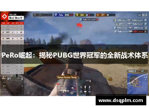 PeRo崛起：揭秘PUBG世界冠军的全新战术体系