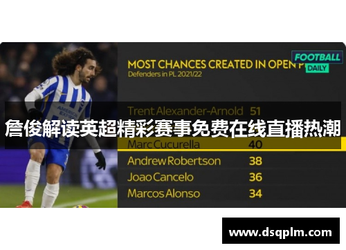 詹俊解读英超精彩赛事免费在线直播热潮